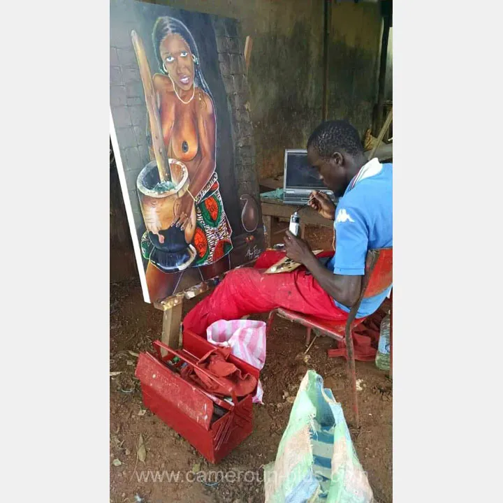 Cameroun, artiste plasticien, ETOGO FILS