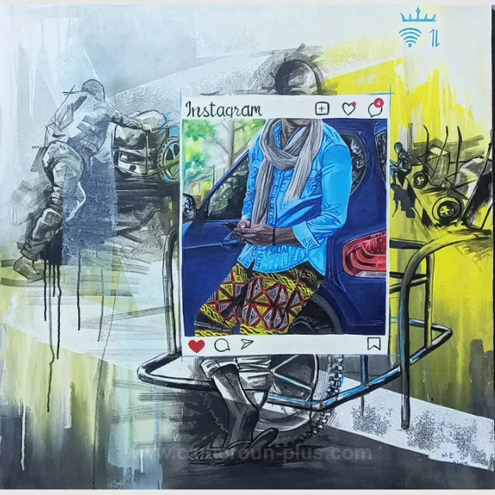 Cameroun, artiste plasticien, M.E. NAS