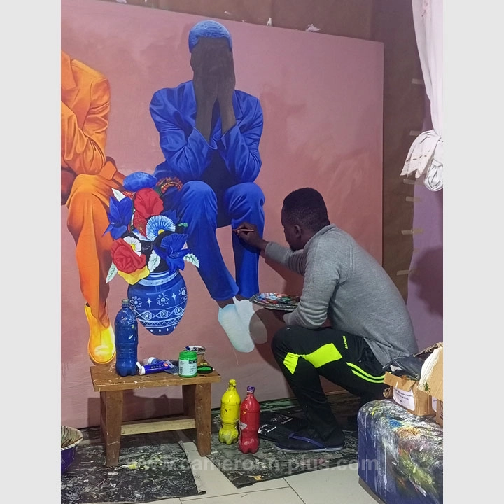 Cameroun, artiste plasticien, M.E. NAS