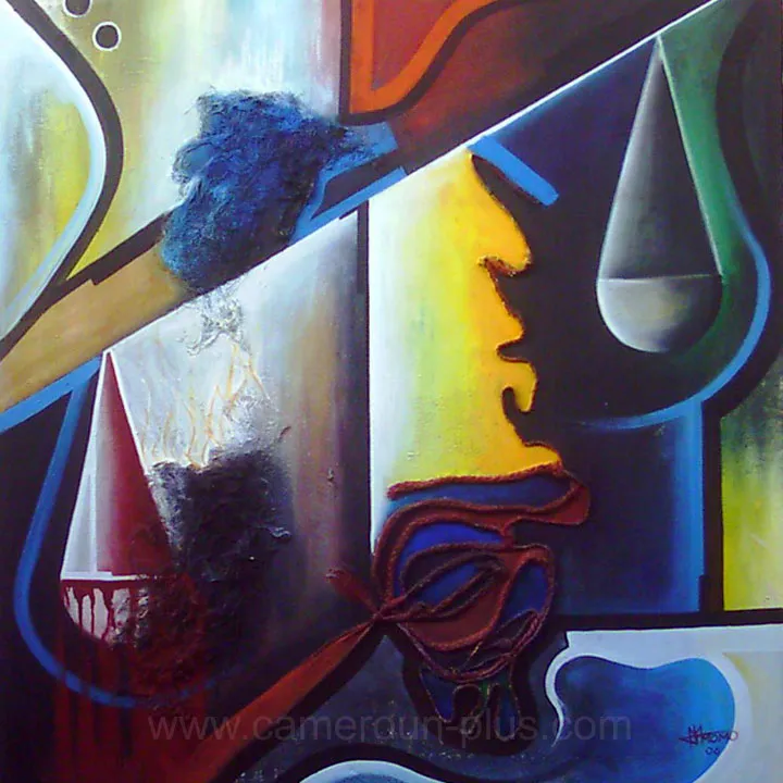 Cameroun, artiste plasticien, HERVE MOMO