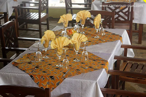 Cameroun, restaurant, Kribi, EBENE