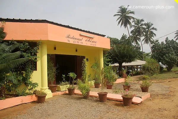 Cameroun, restaurant, Kribi, EBENE