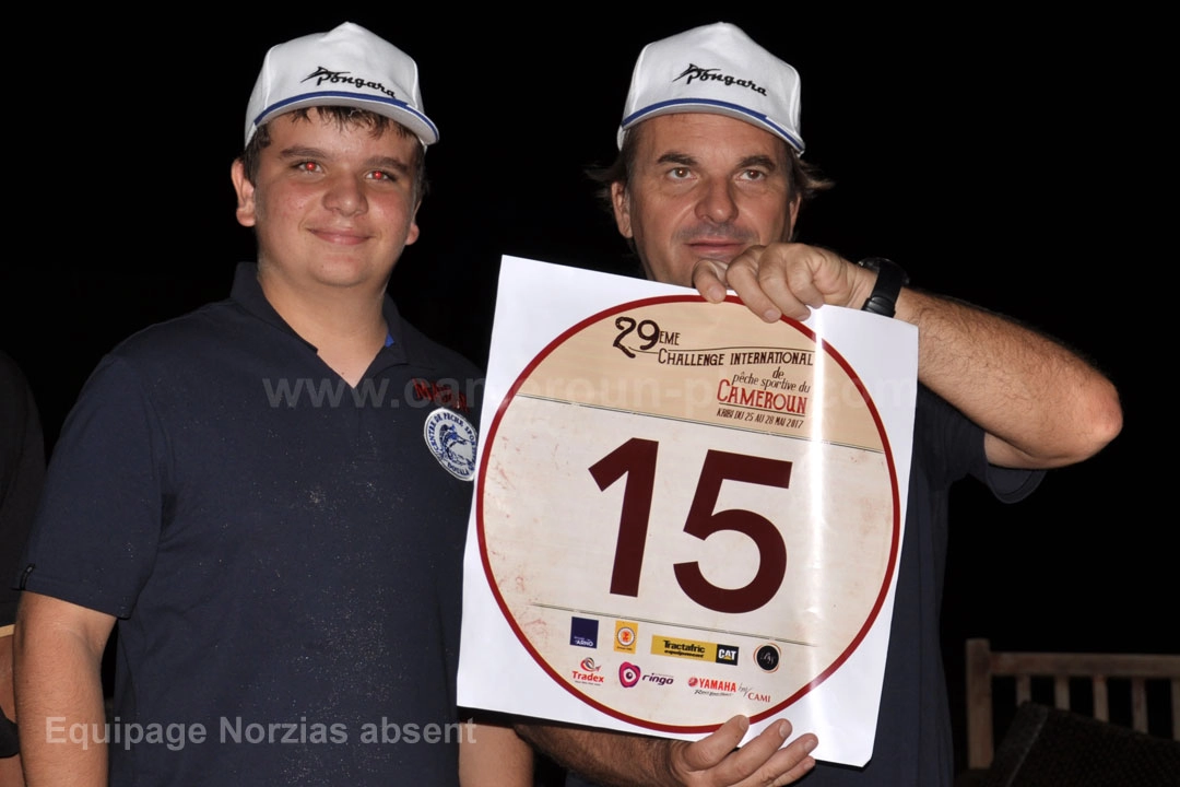 33ème Challenge international de pêche sportive du Cameroun (2023) - Equipage: NORZIAS 33ème Challenge international de pêche sportive du Cameroun (2023) - Equipage: NORZIAS