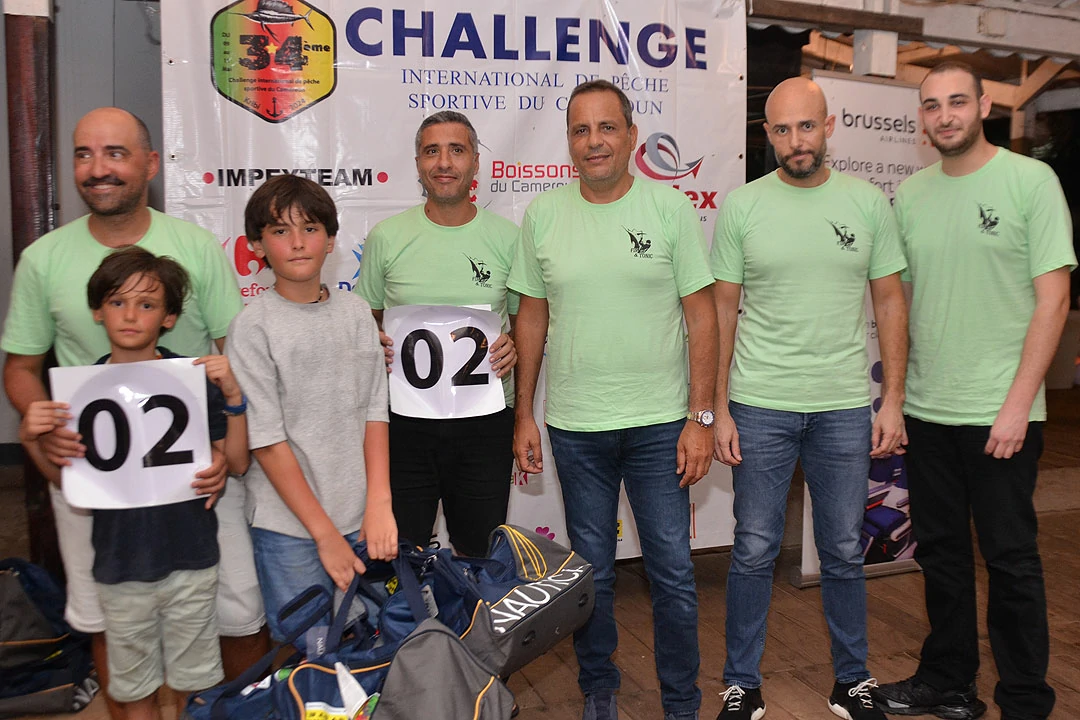 33ème Challenge international de pêche sportive du Cameroun (2023) - Equipage: FIN TONIC 33ème Challenge international de pêche sportive du Cameroun (2023) - Equipage: FIN TONIC