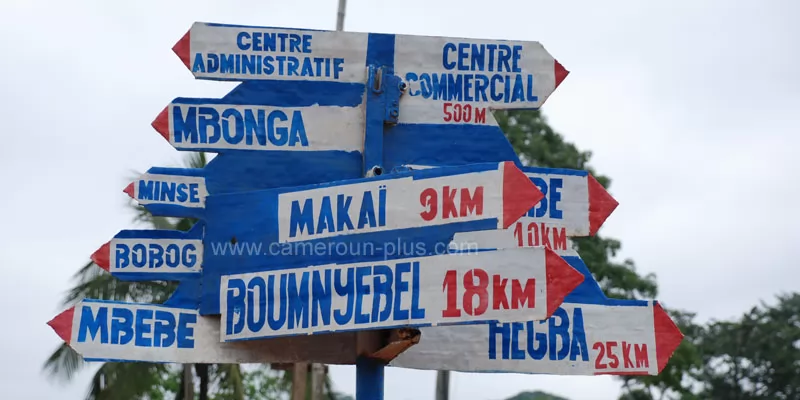 Cameroun, commune, géographie, Bondjock